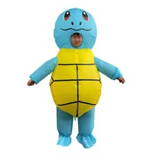 Inflatable Costume Squirtle Mascot Outfit for Halloween Cosplay Party Adult Size