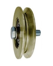 Rolle Gartentor, Tor Rolle Ø 89mm bis 220kg Tore für Winkel * RJK-89-22