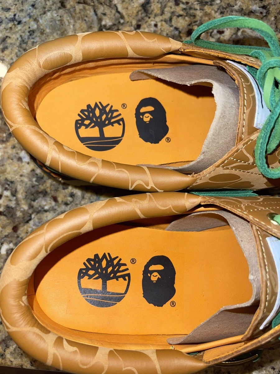 A Bathing Ape X Bape Timberland 3 Eyed Classic Rug | eBay A Bathing Ape X Bape Timberland 3 Eyed Classic Rug | eBay