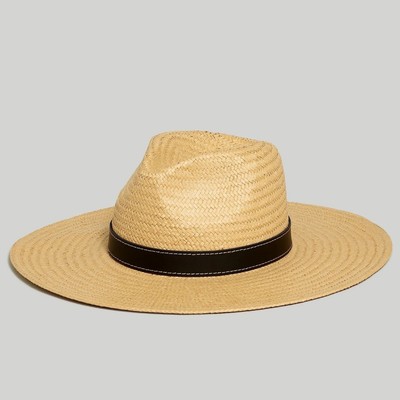 Madewell Wide-Brim Straw Fedora Madewell Women main image 4