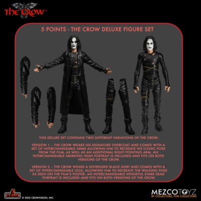 The CROW - The CROW 5 Points Deluxe Action Figure Box Set by Mezco Toyz
