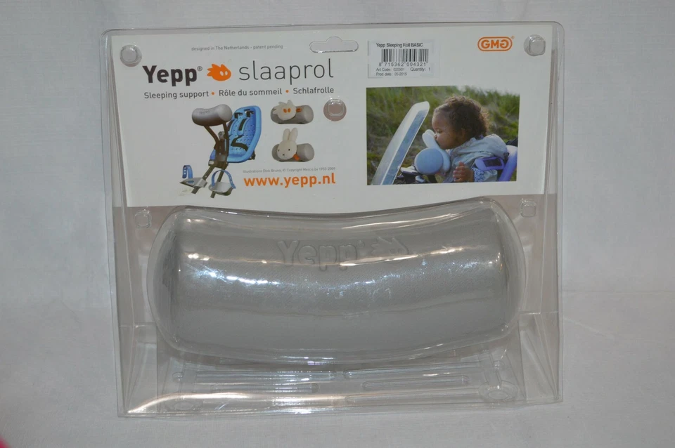 NUEVO Yepp Sleeping Roll Basic Slaaprol Soporte para Dormir para Asiento de Bicicleta para Niños Delantero Foto 2 de 4