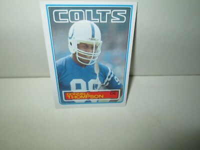 DONNELL THOMPSON 1983 Topps Card #217 Rookie Rc INDIANAPOLIS COLTS ...