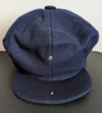 Capas Headwear NY Cabbie Newsboy Flat White Hat, Patchwork Design, One Size