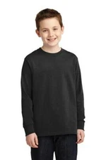 PC54YLS Port & Company Youth Long Sleeve Core Cotton Tee