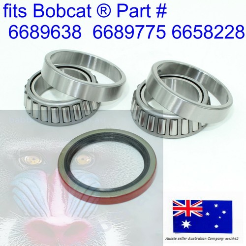 Front Axle Bearing & Seal Kit For Bobcat 520 530 533 540 542 Skid Steer Loaders