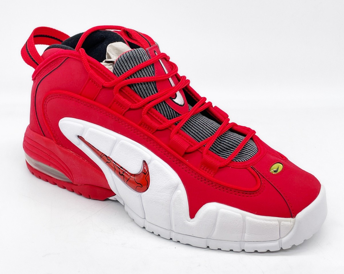 Nike Air Max Penny Sneakers Size Mens University Red 2014