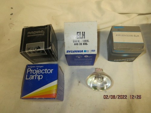 ELH Projector JCR Lamp Projector Bulb New Old Stock One Bulb in Box - Picture 2 of 3