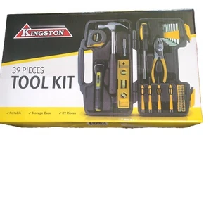 39 Kit d'outils ménagers avec boîtier noir-nouveau dans la boîte