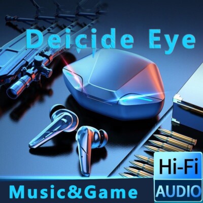 Wireless 5.2 TWS Kopfhörer Bluetooth Gaming Ohrhörer Earbud für iPhone Samsung