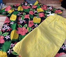 NWT Gymboree Pineapple Punch top  short set outfit sz 7 boys shirt