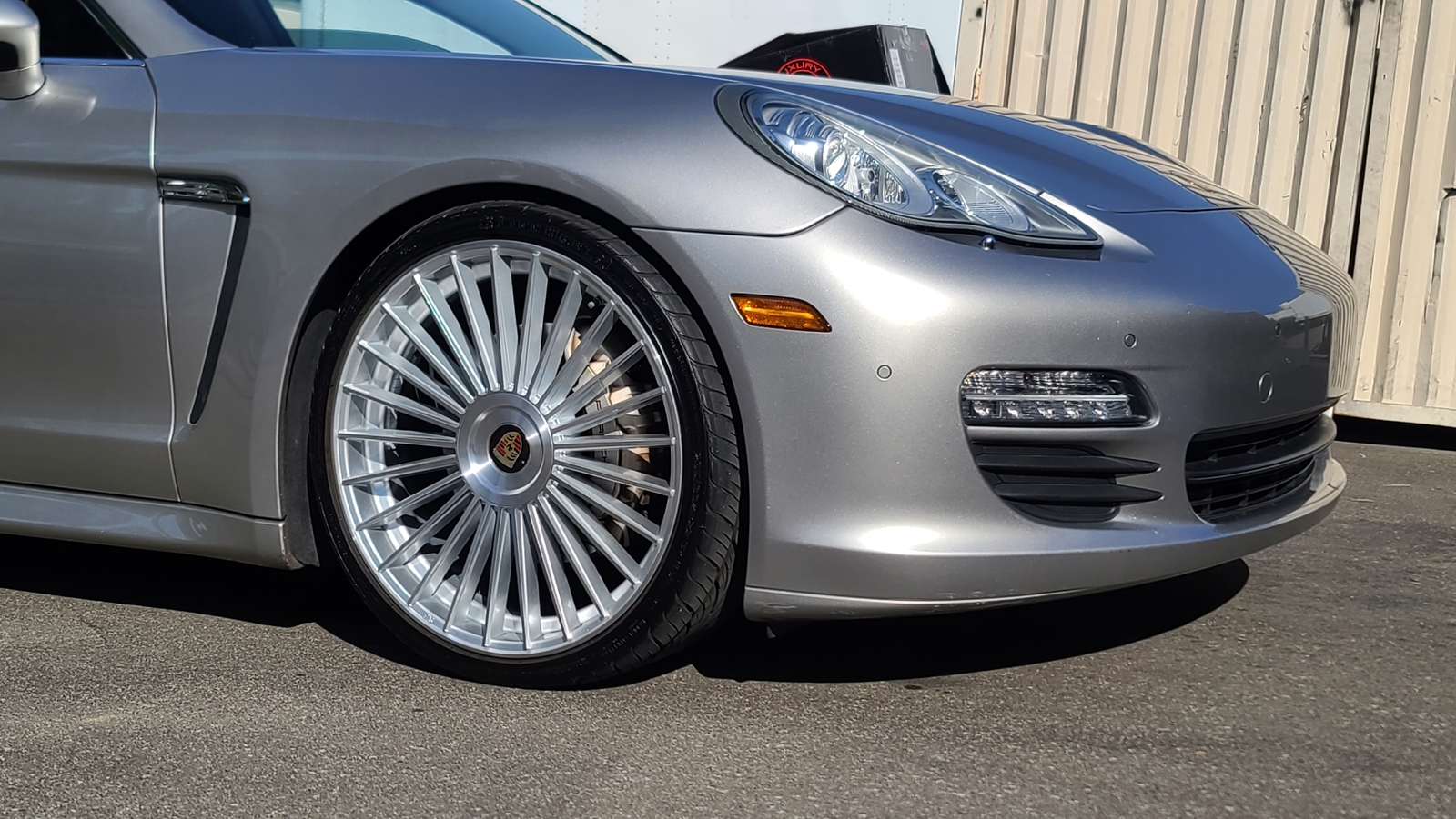 22 SILVER POLISH CONCAVE STAGGER RF22 WHEELS FIT BENTLEY FLYING SPUR SEDAN 03-18