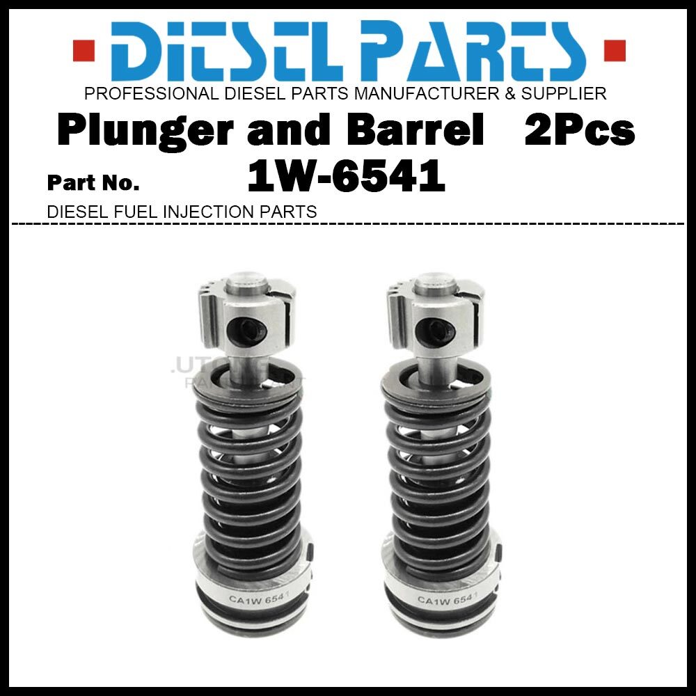 2x Fuel Pump Plunger and Barrel 1W6541 for Caterpillar CAT 3304