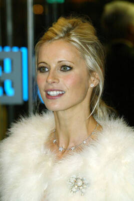 Model Laura Baily at UK charity film premiere of Love Actually at - Old Photo 1