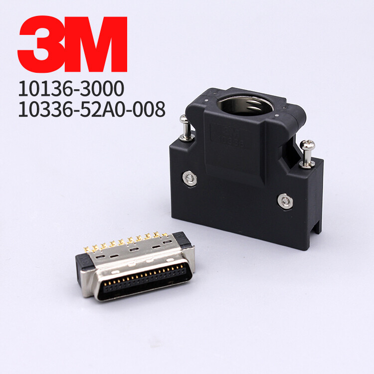 1pcs 3M 10136-3000 10336-52A0-008 36-pin CCN1 Servo MDR Plug