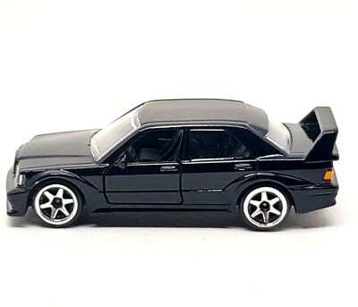 SOLIDOMercedes-Benz 190 EVO II ミニカー Majorette Mercedes Benz 190 E 2.5 Evolution II - Black 1:61 (3