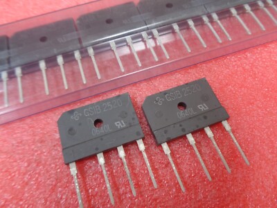 3 x GSIB2520 GENERAL INSTRUMENT Brückengleichrichter 25A 200V UKINSTOCK