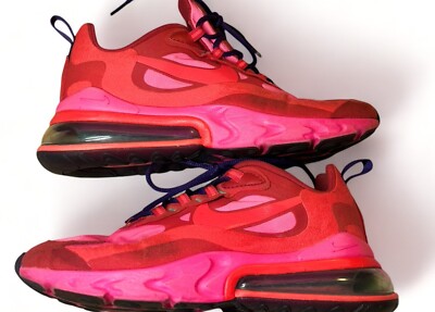 nike air max 270 react habanero red pink