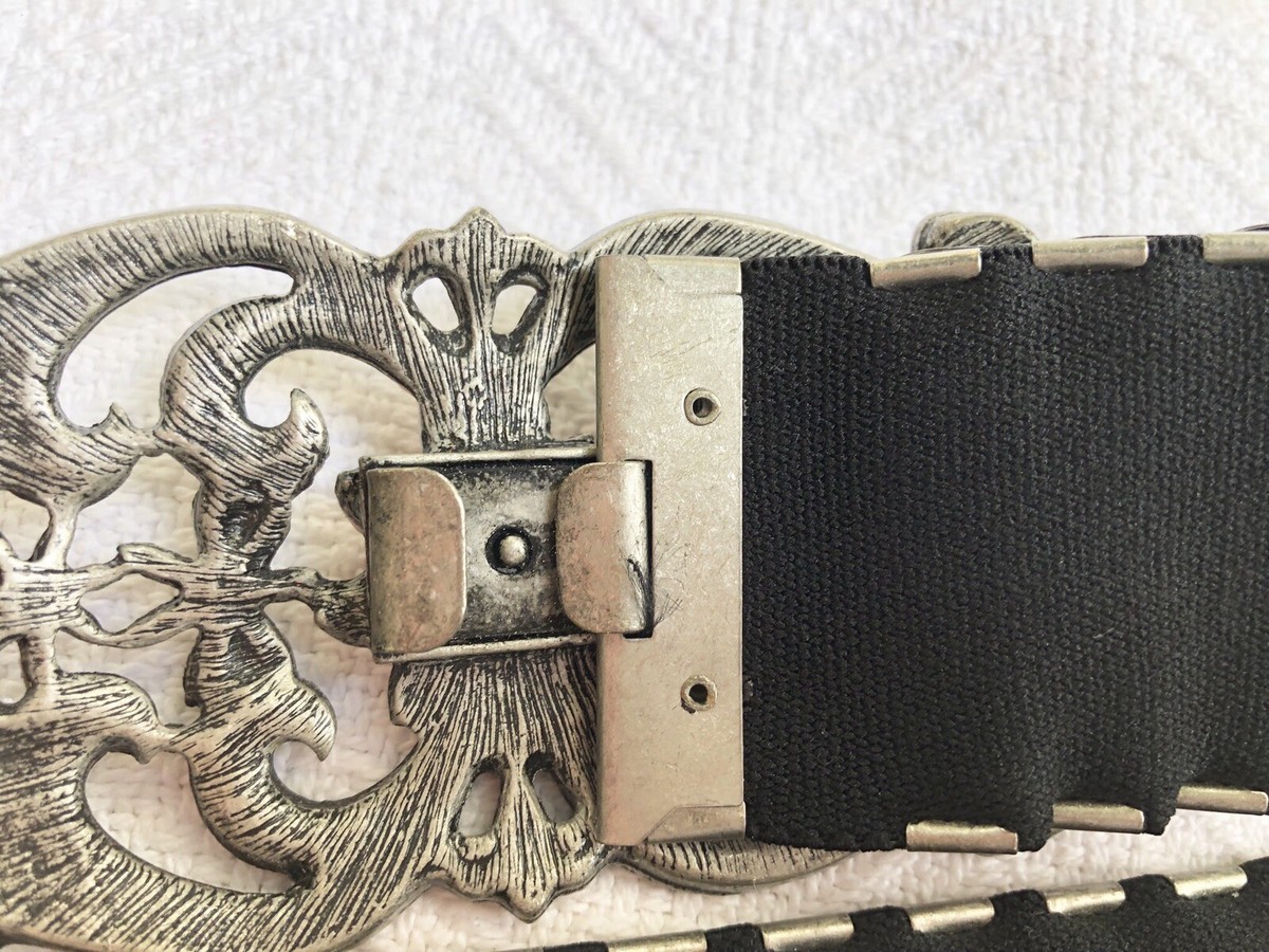 NWOT Unisex Silver Crystal Belt Buckle Set Amazon.com: DIY Rhinestone Western Bling Buckle 3-piece Set  main image 3
