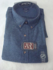Mens Arrow Wrinkle Free Shirt Size XXL 2 XL Navy Heather Twill