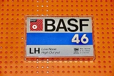 BASF   LH 46   TYPE I   1978 JAPAN  BLANK CASSETTE TAPE (1)  (USED)