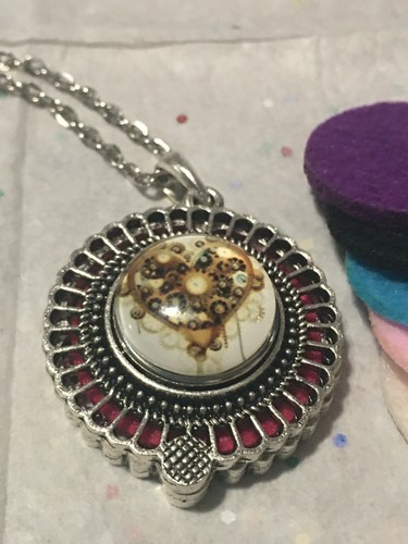 New Steampunk Art Nouveau Cosplay Gears GingerSnap Essential Oil Diffuser - Picture 53 of 107