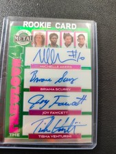 Michelle Akers 2025 Leaf Auto 2/5 B. Scurry Fawcett Venturini 1996 Olympic Gold!