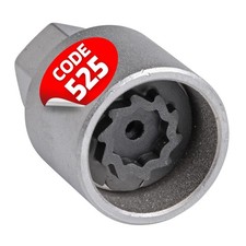 SW-Stahl 02383L-5 Felgenschloss Adapter Code 525 Radsicherung Schlüssel für VW