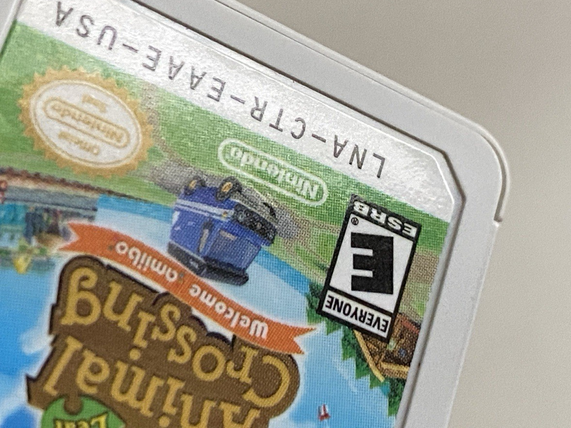 Animal Crossing New Leaf Welcome amiibo Nintendo 3DS Good Label