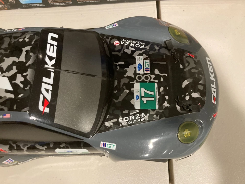 HPI Racing 160781 1/10 Sport 3 Porsche 911 GT3 RSR Falken Flux 4WD Car & Extra - Image 2 of 4