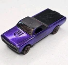 Hot Wheels Redline Custom Fleetside Purple Painted Tail Early Kid Paint Vintage