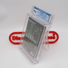 PS2 PlayStation 2 ENTER THE MATRIX (JAPAN VARIANT) CGC GRADED 9.6 A! NEW Sealed!