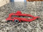 Vintage Tonka 1970 #1081 Yellow Snowmobile Trailer Pressed Steel