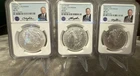 2023 Fiji Morgan Dollar 3 Coin Lot NGC MS70 "1878 CC, 1880 CC, 1891 CC ER
