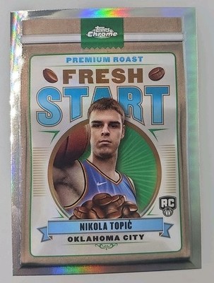 2024-25 Topps Chrome Premium Roast Fresh Start Nikola Topic Rookie Card #FS-9 RC