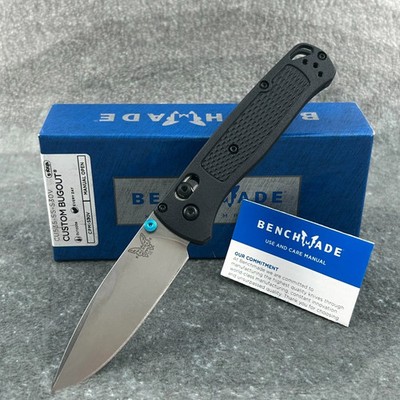 Benchmade 535BK-2 Bugout Knife Black CF-Elite Handle S30V Folding Knife