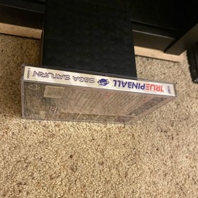 Sega Saturn True Pinball CIB Complete w Manual & Case Authentic Tested NEAR MINT