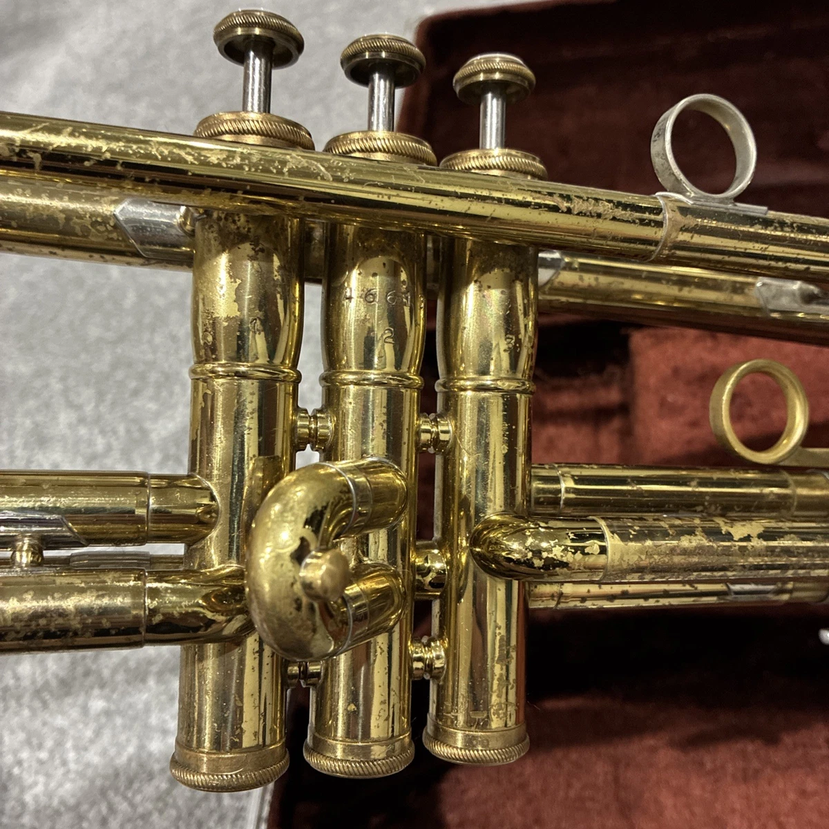 トランペット ビンテージ レトロ 管楽器 Vintage Trumpet AMBASSADOR 