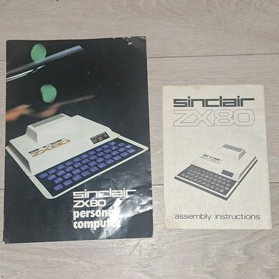  Sinclair ZX80 Aufbauanleitung + Katalog