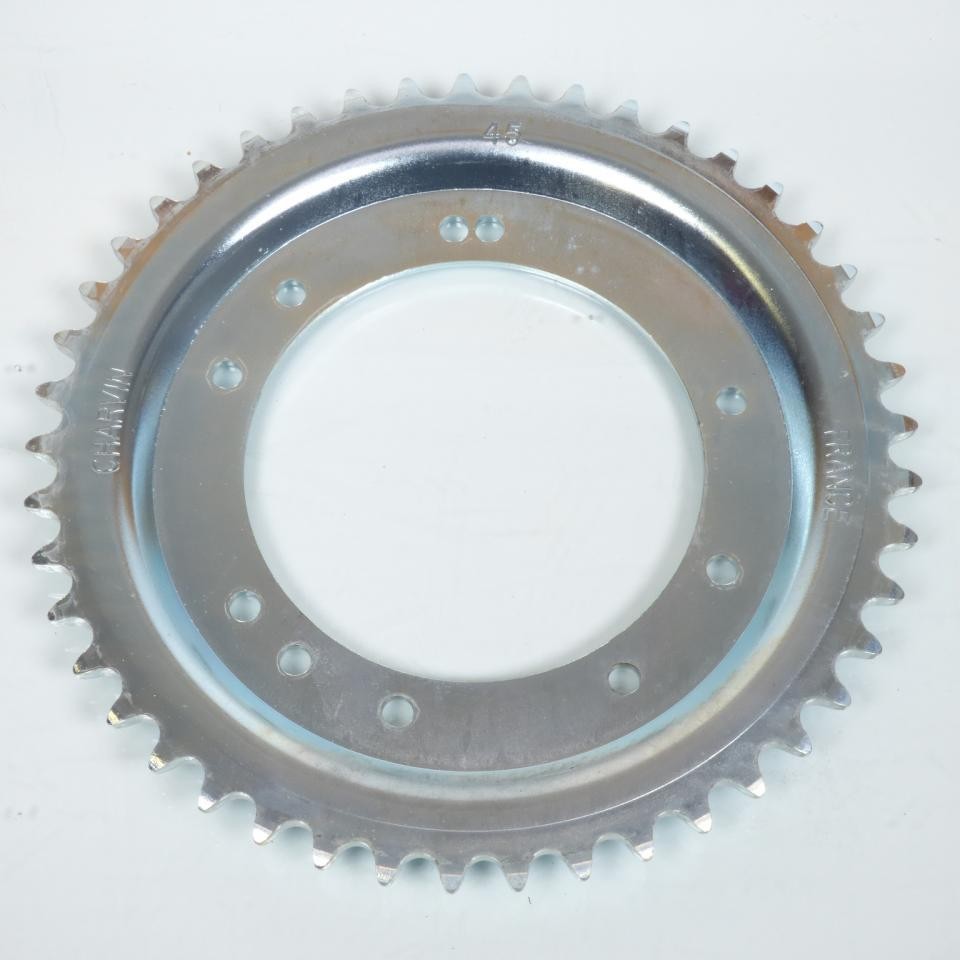 Couronne 45 dents pas 415 alésage 98mm contre déraillements MBK 51