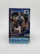 2024-25 Donruss Optic Naji Marshall Purple Prizm #118 Mavericks