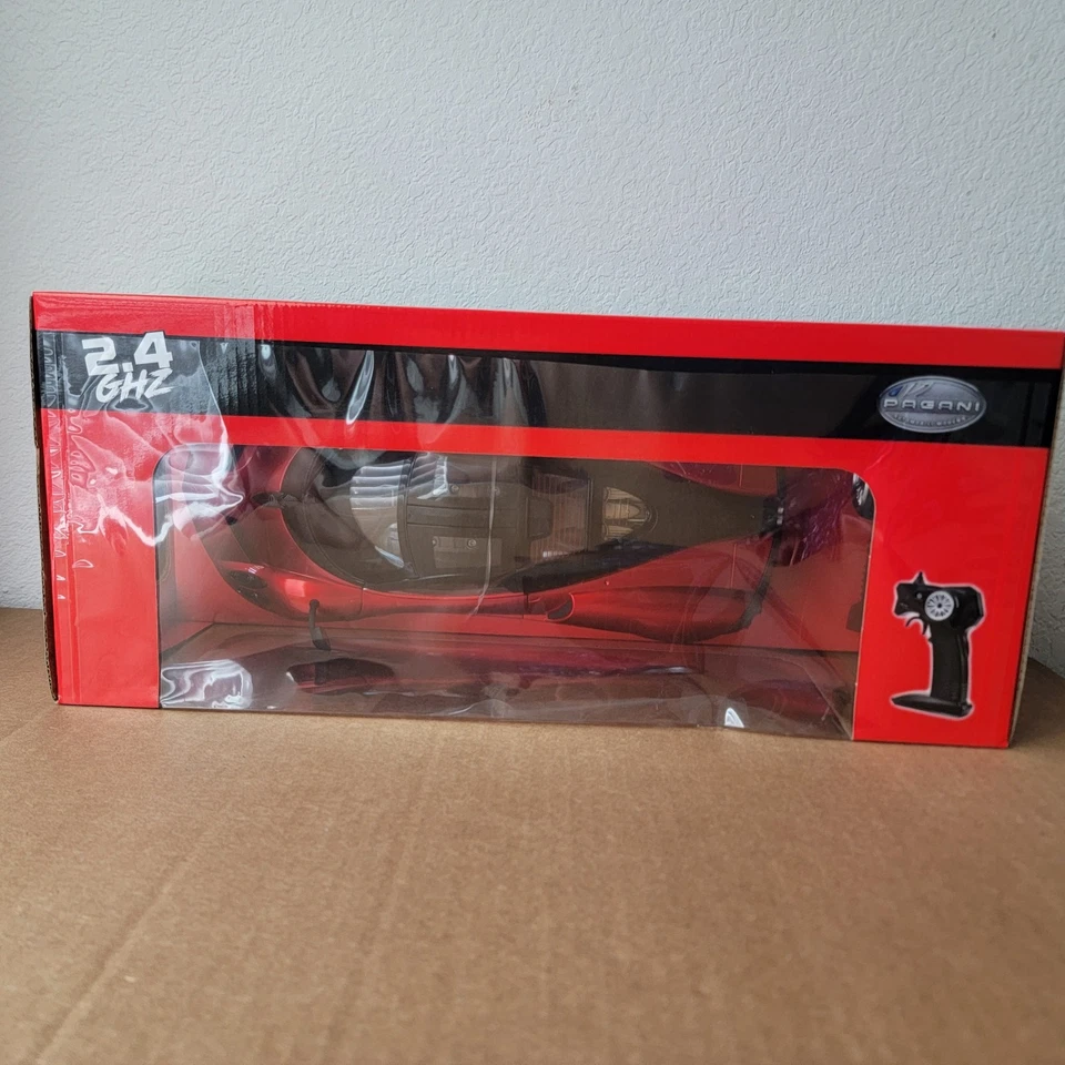 Pagani Huayra R/C scale 1:14 Braha Red Car Remote Control Toy - Sealed New  - Image 4 of 4
