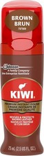 KIWI Instant Shine Protect Liquid Shoe Polish Brown 2.5oz