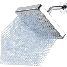 High Pressure Rain Shower Head - Luxury Modern Look - The Chrome Plated