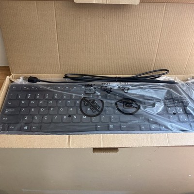 BRAND NEW Lenovo DOK5321 Wired USB Black PC Keyboard Oringinal OEM In Box