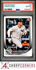 2025 BOWMAN #99 AARON JUDGE YANKEES PSA 10