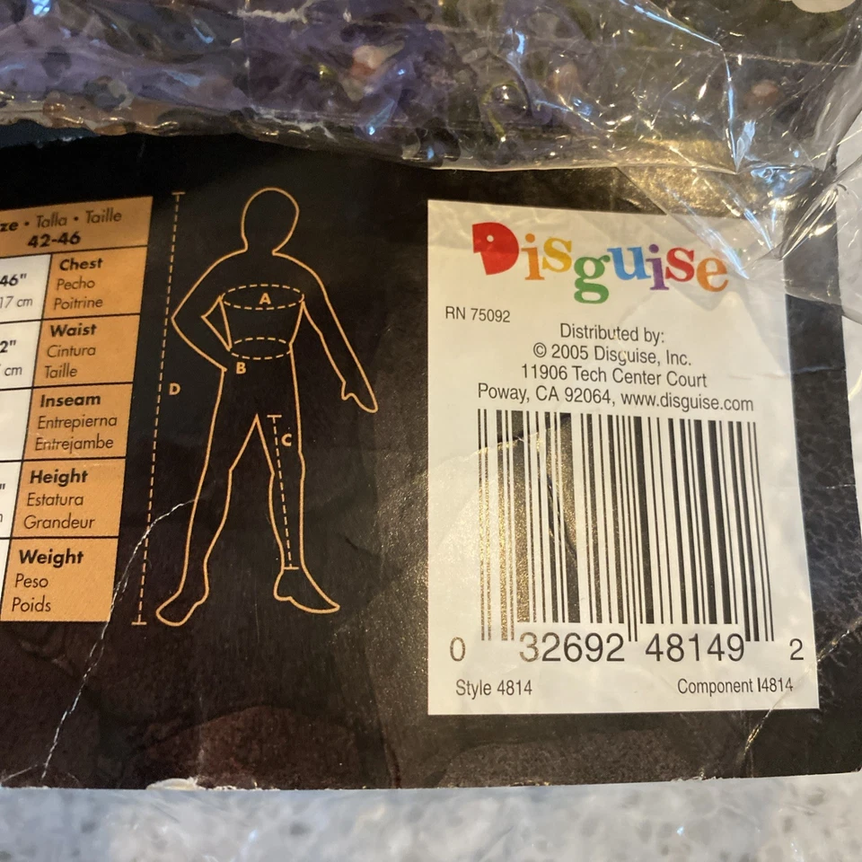 Thy Wicked Court HELLION Disguise Halloween Goth Black Size 42-46 Costume Cape - Imagem 4 de 4