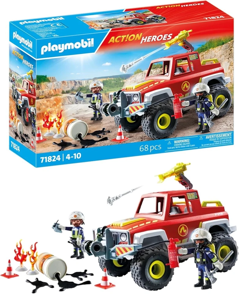 Gadget - Playmobil 71824 Pick-Up Dei Pompieri -F- Playmobil