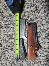 Damascus Knife W/ Sheath