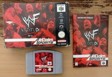 ebay® Auktion 227346517897 | N64 / Nintendo 64 - WWF Attitude in OVP mit Anleitung Thumbnail of ebay® auction 227346517897 | N64 / Nintendo 64 - WWF Attitude in OVP mit Anleitung